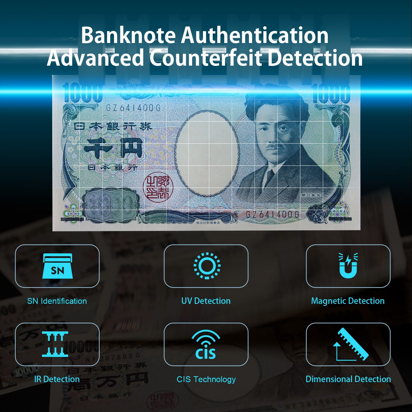 M-40 Single Pocket Note Counter - Image 7