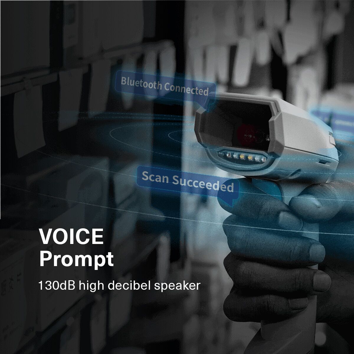 iData J16 Barcode Scanner Voice Prompt
